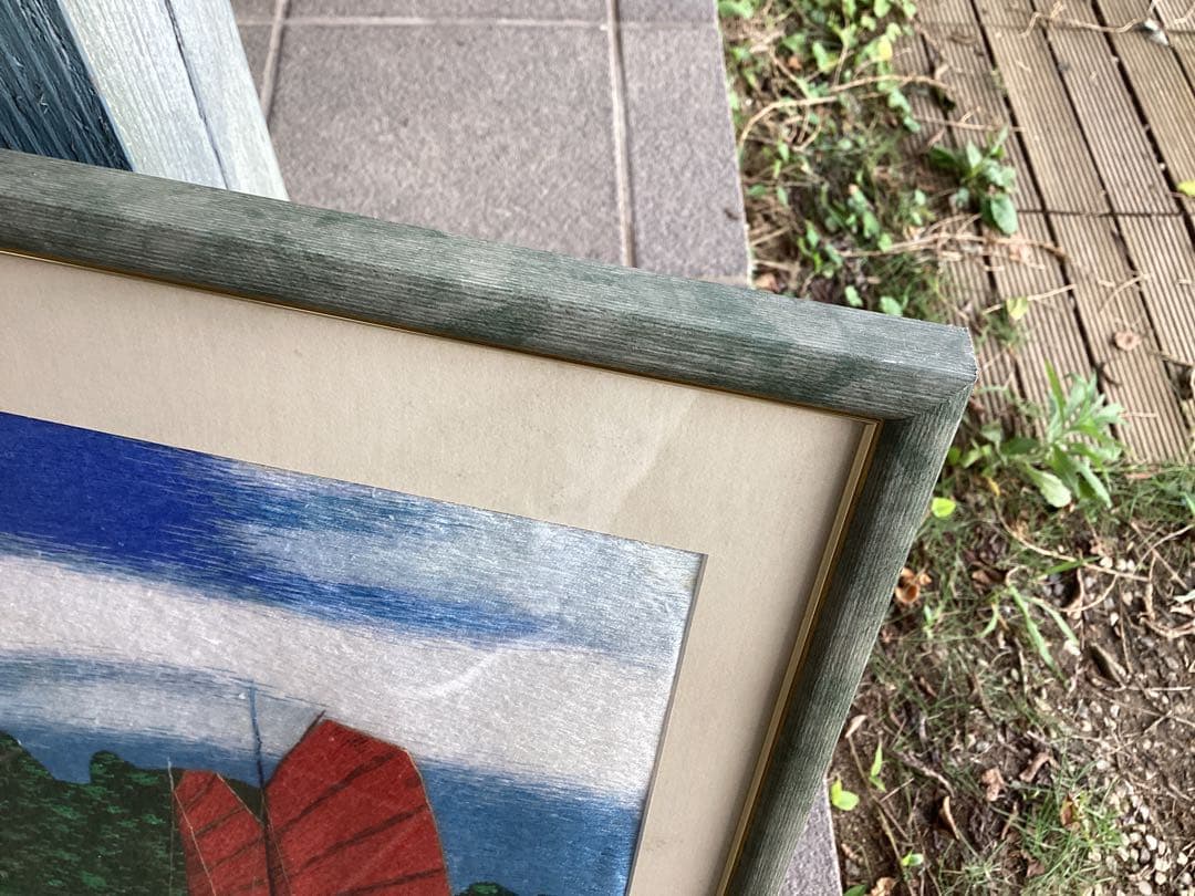 刺繍絵　ベトナム刺繍絵　ハロン湾　ししゅう