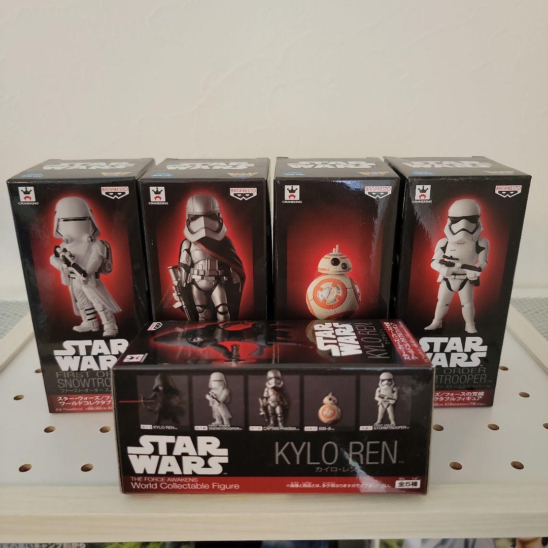 スター・ウォーズ フィギュア 5体セット　　　ワーコレ　新品　未開封