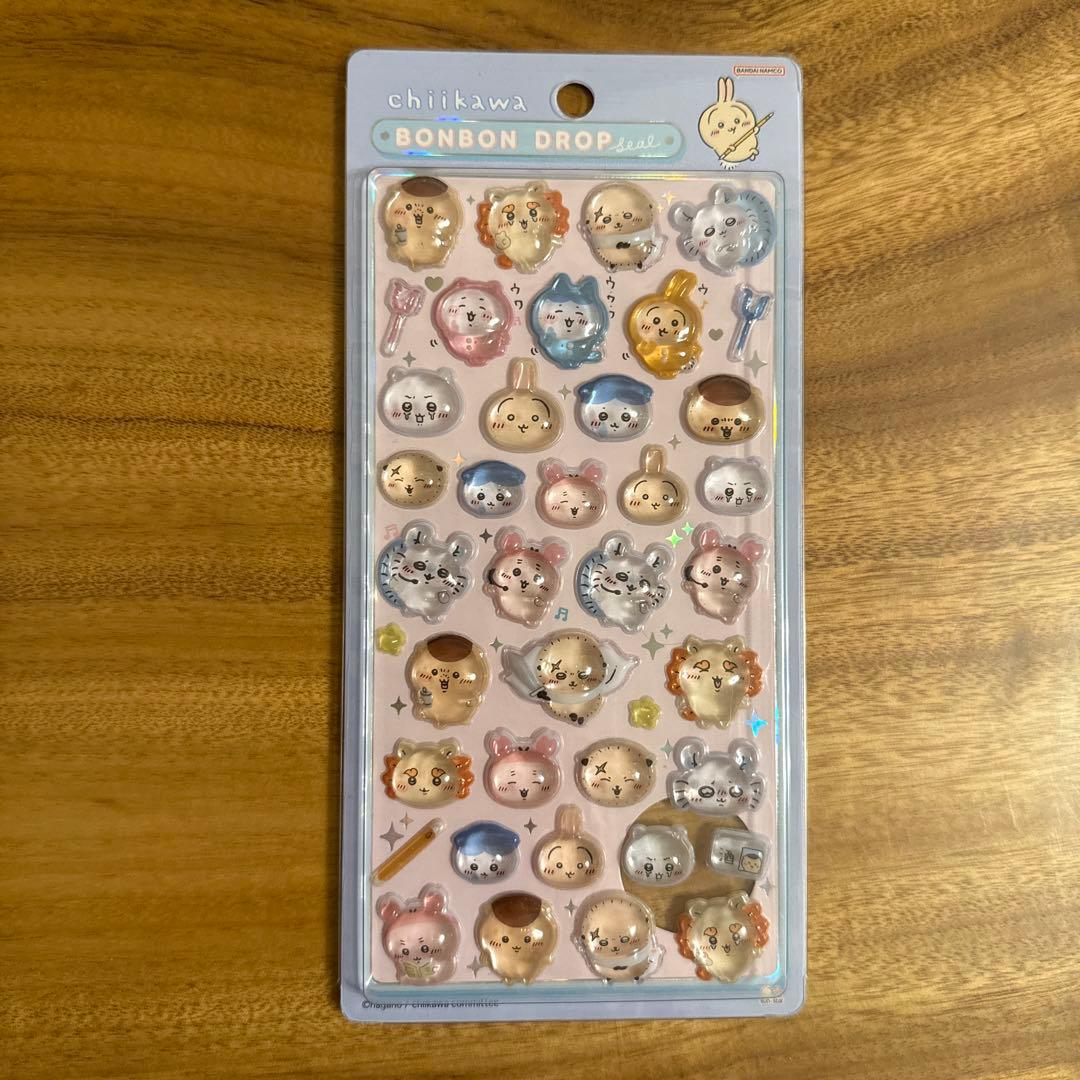 【正規品】ちいかわ　ボンボンドロップシール　4枚セット