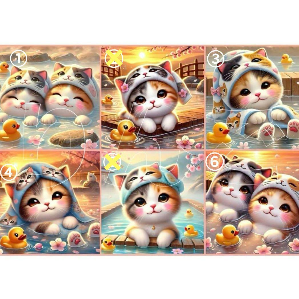 ハンドメイド　オーダー受付ページ　♡温泉にゃんこ　パネル♡
