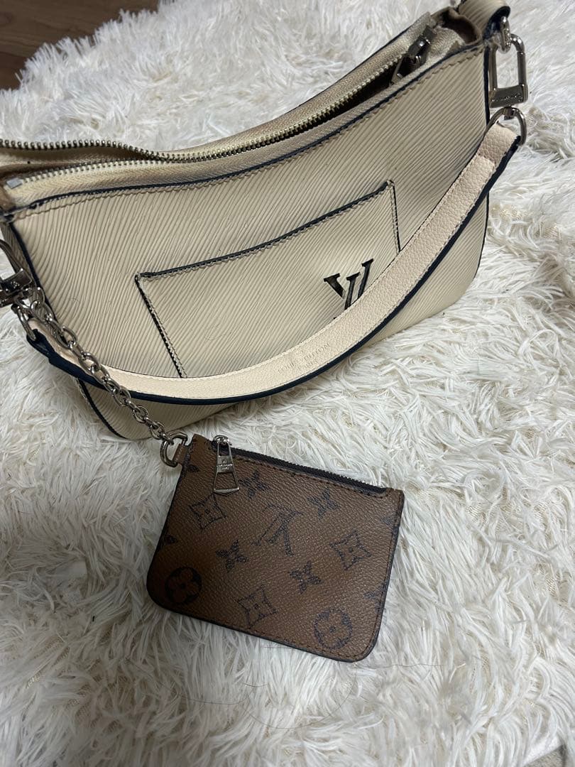 アイボリー ショルダーバッグ　ノベルティグッズ