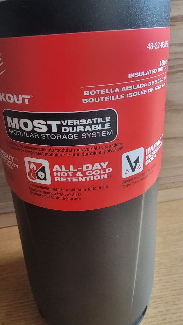 ミルウォーキー 社 真空マグフタ付きボトル（18oz・530ｍL）