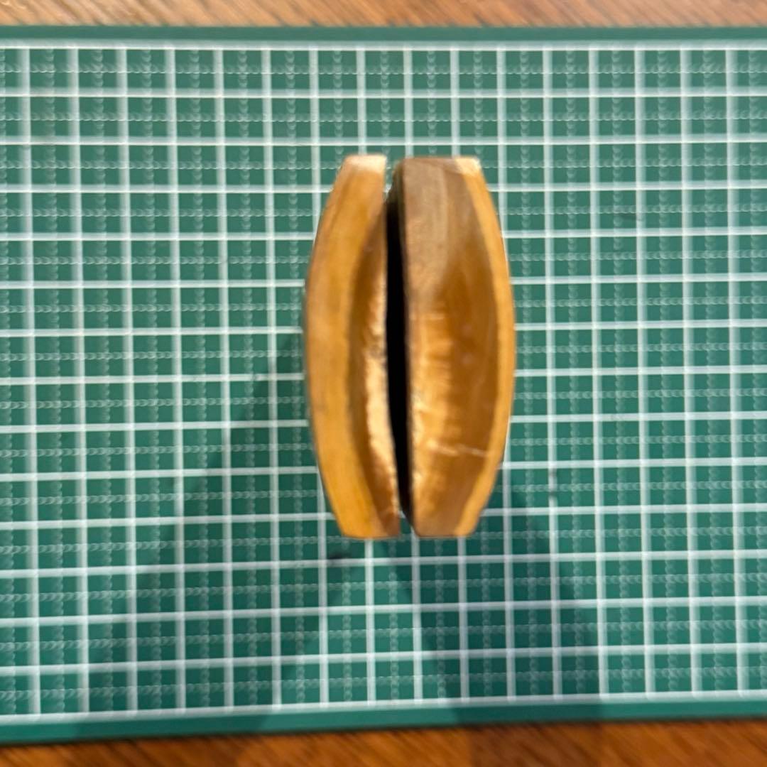 カスタムナイフハンドル材　マンモスアイボリー