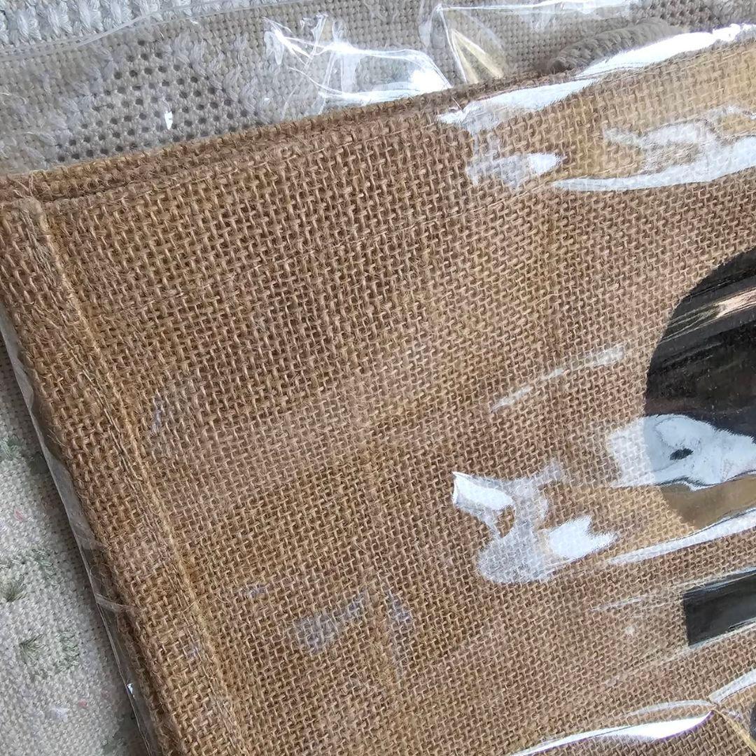 【q-133/k】[night] [夜] 柚木沙弥郎 麻 トートバッグ 未使用品