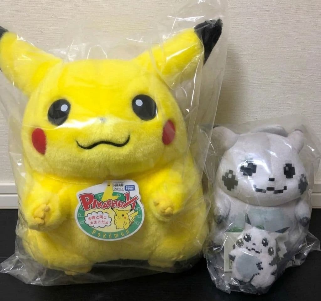 ピ*カ様 ポケモン はじまりのピカチュウ おかえり！ピカチュウ ぬいぐるみ セッ