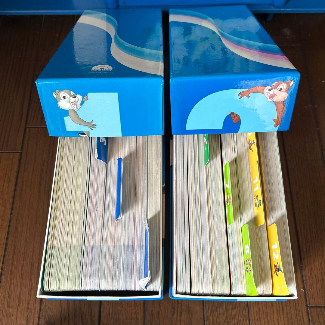 Disney World English フルセット　棚付き　未開封品多数