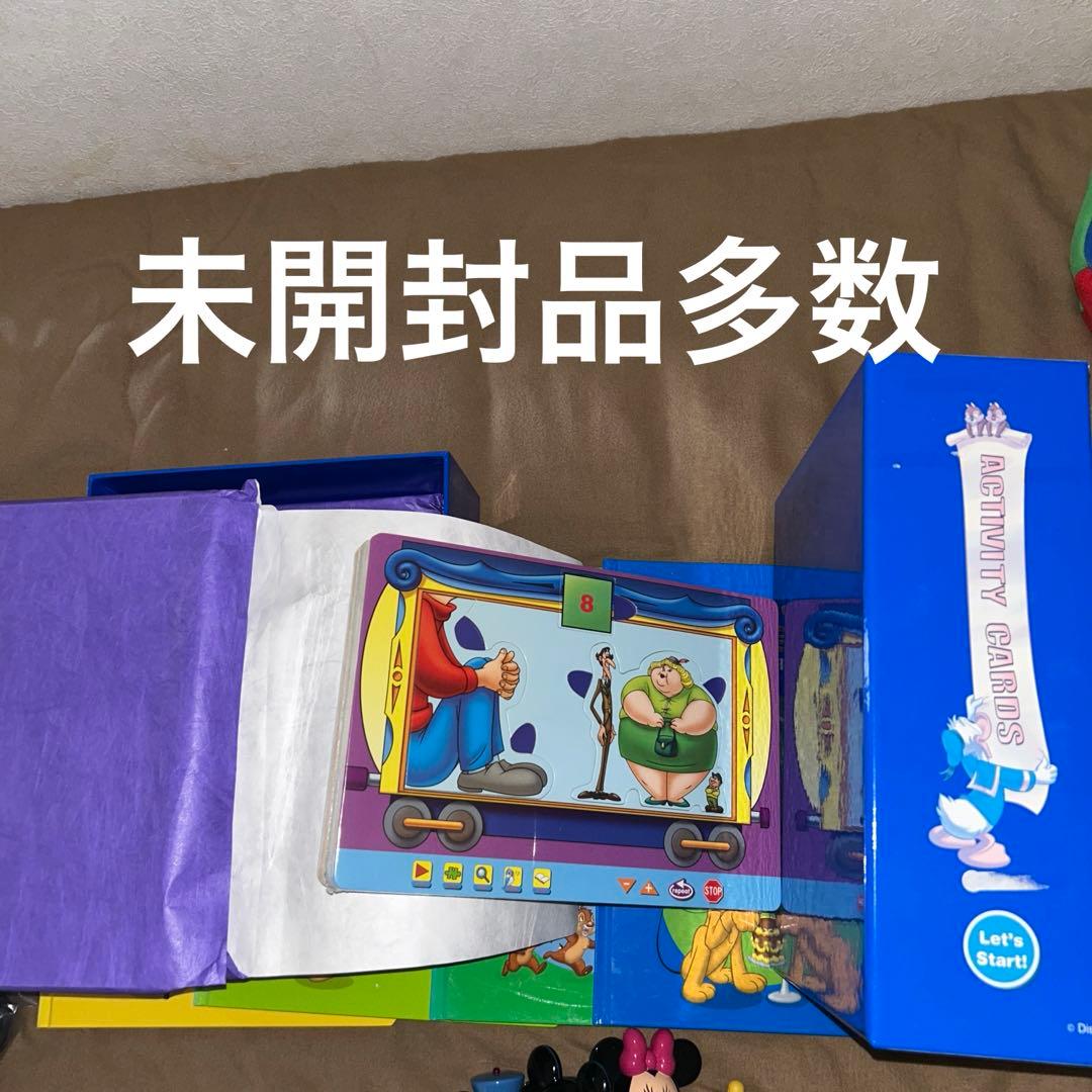 Disney World English フルセット　棚付き　未開封品多数