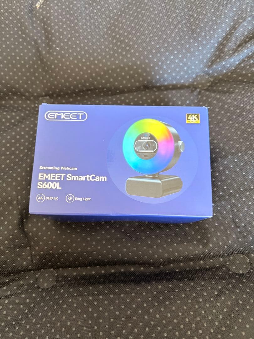 新品 EMEET S600L リングライト一体型Webカメラ