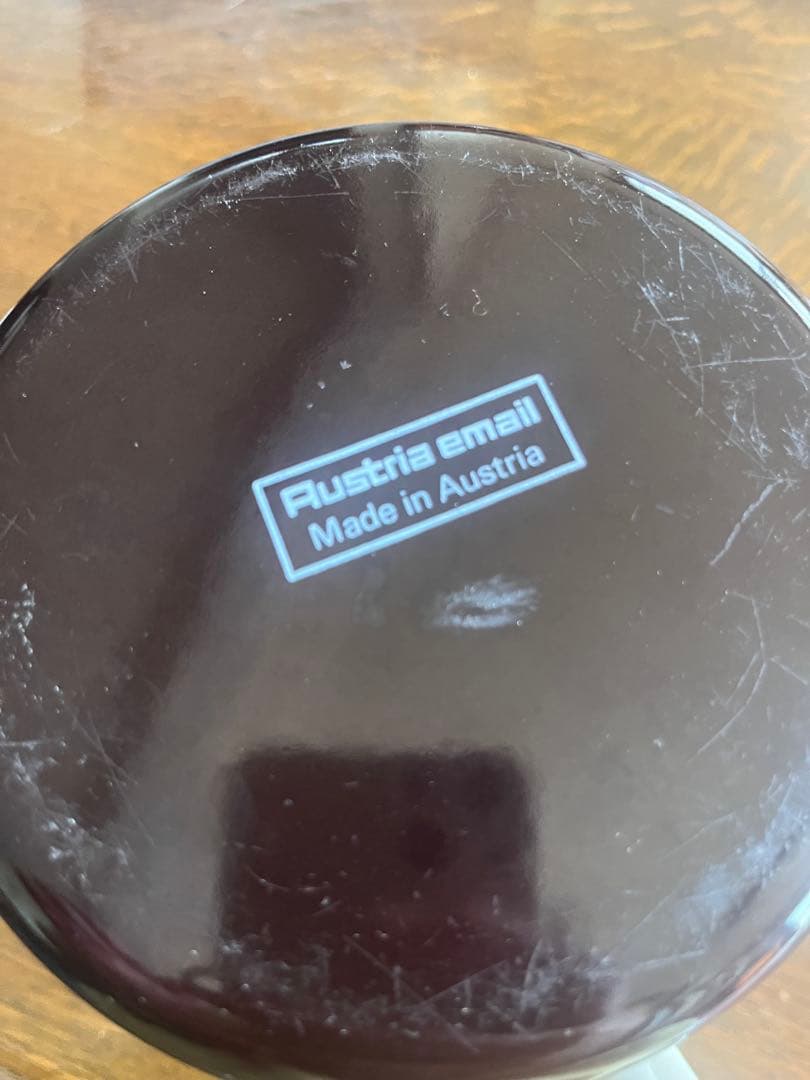 Austria email ホーロー ポット ヴィンテージ