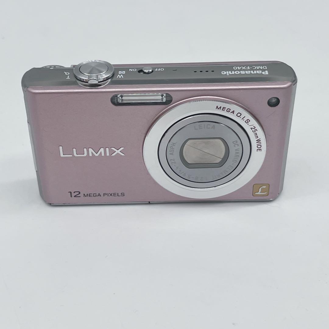美品 LUMIX DMC-FX40 コンパクトデジタルカメラ ピンク