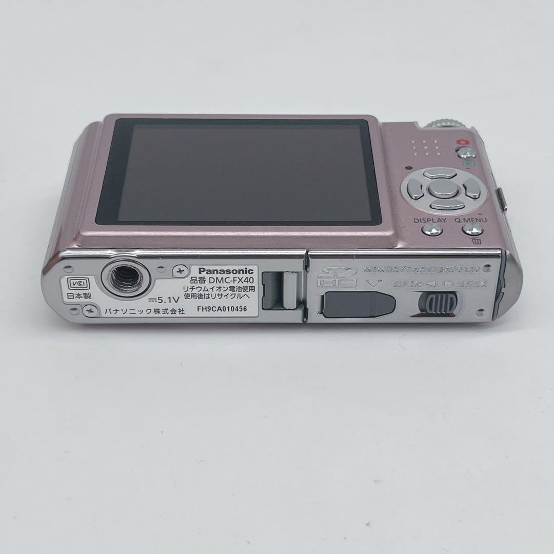 美品 LUMIX DMC-FX40 コンパクトデジタルカメラ ピンク