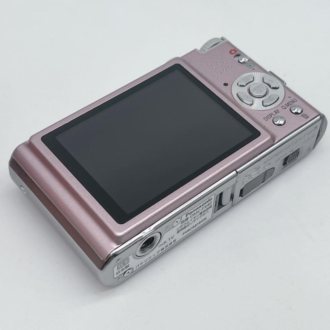 美品 LUMIX DMC-FX40 コンパクトデジタルカメラ ピンク