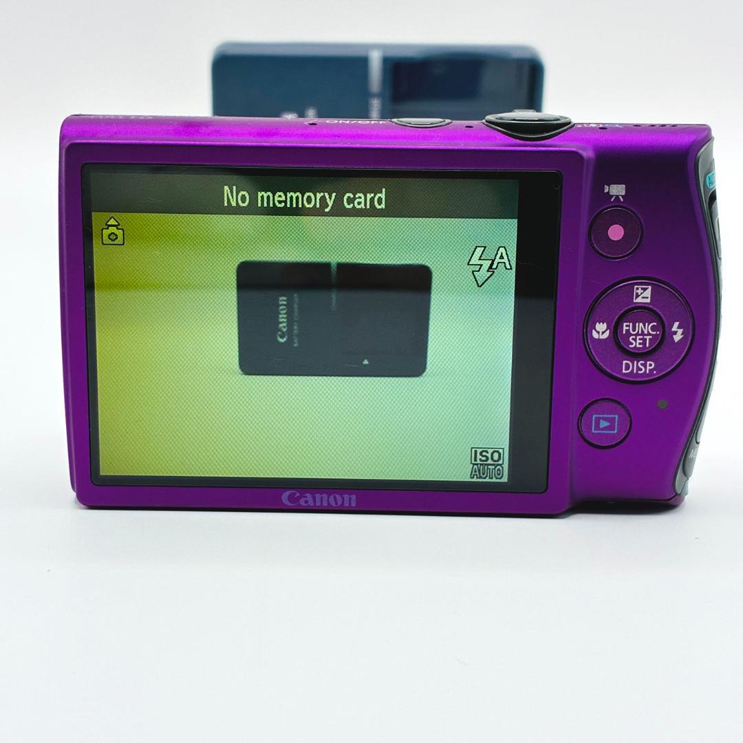 Canon IXY600F 紫 バッテリー充電器付