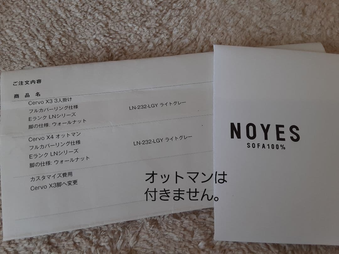 【直接引き取り限定　愛知県】NOYES ノイエス　ソファ