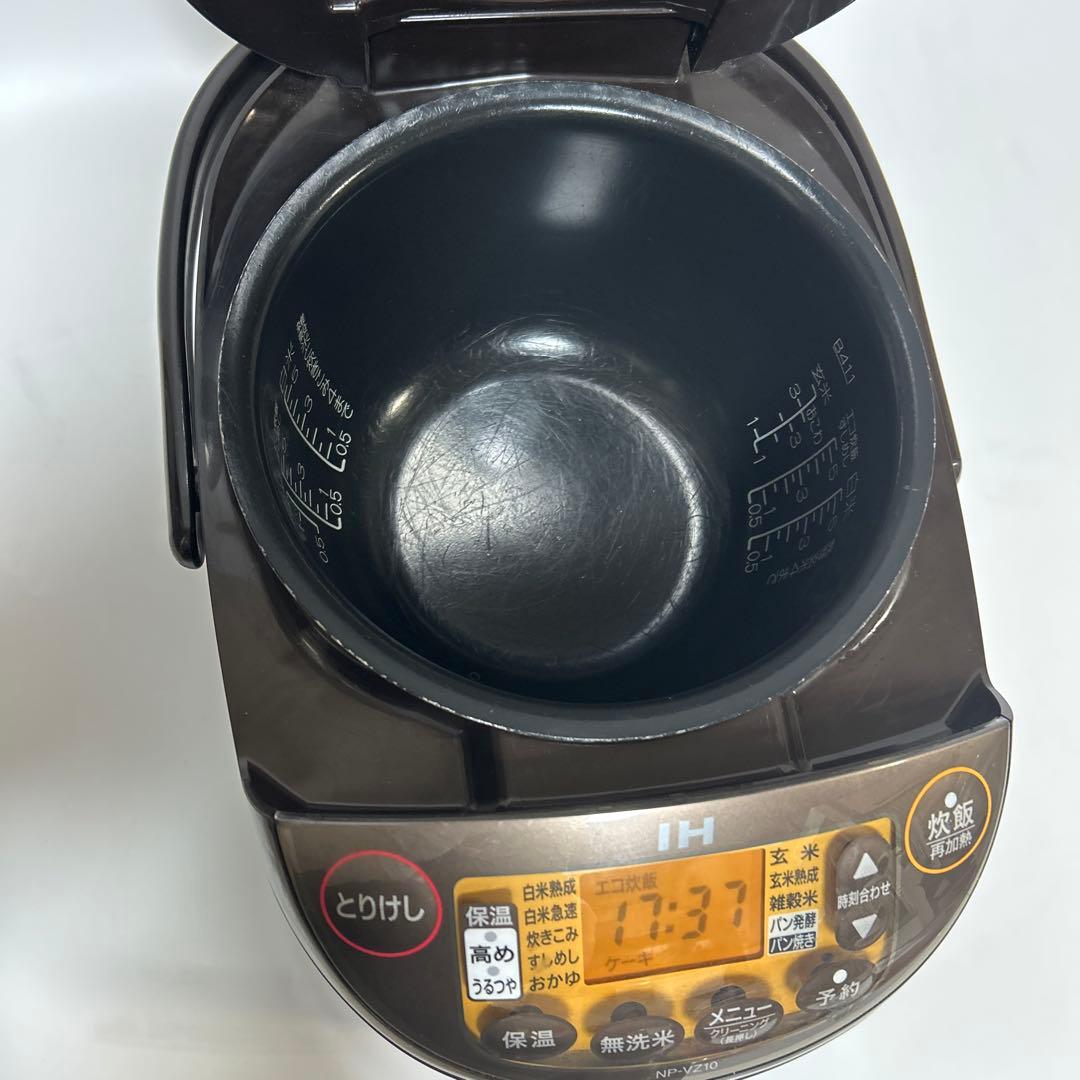 IH炊飯ジャー 象印 NP-VZ10 2018年製 炊飯器 5.5合 ブラウン