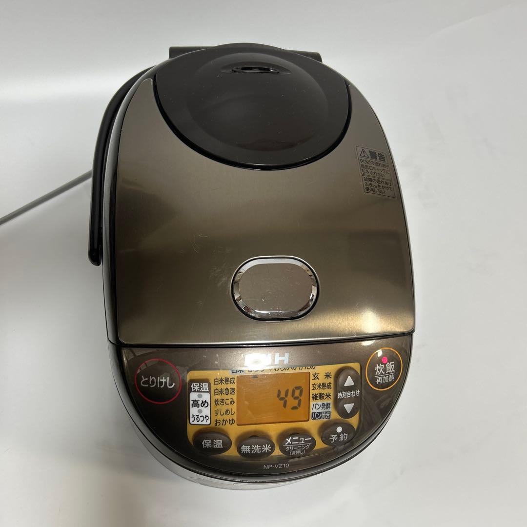 IH炊飯ジャー 象印 NP-VZ10 2018年製 炊飯器 5.5合 ブラウン