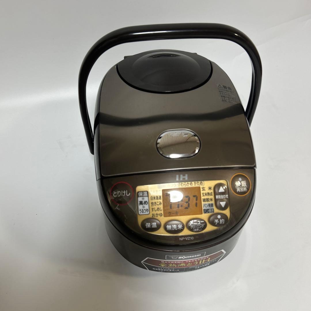 IH炊飯ジャー 象印 NP-VZ10 2018年製 炊飯器 5.5合 ブラウン
