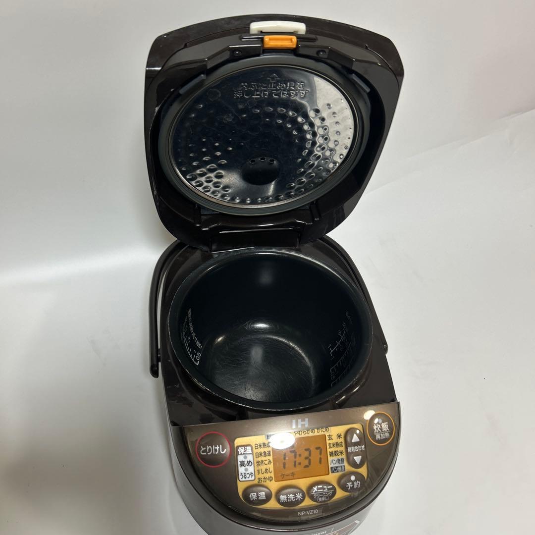 IH炊飯ジャー 象印 NP-VZ10 2018年製 炊飯器 5.5合 ブラウン