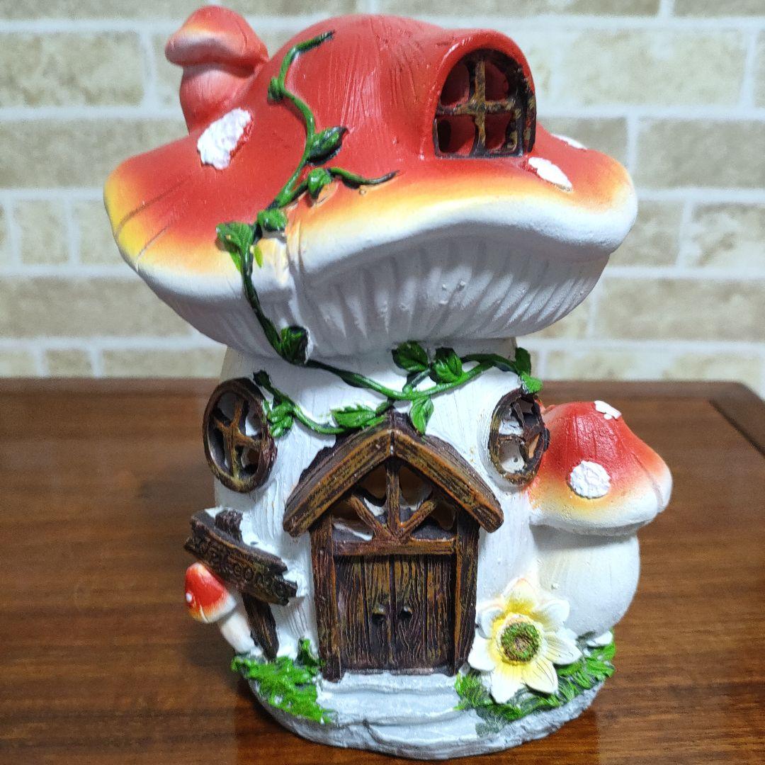 heizi キノコハウス ソーラーライト 2種セット 屋外 防水 自動点灯