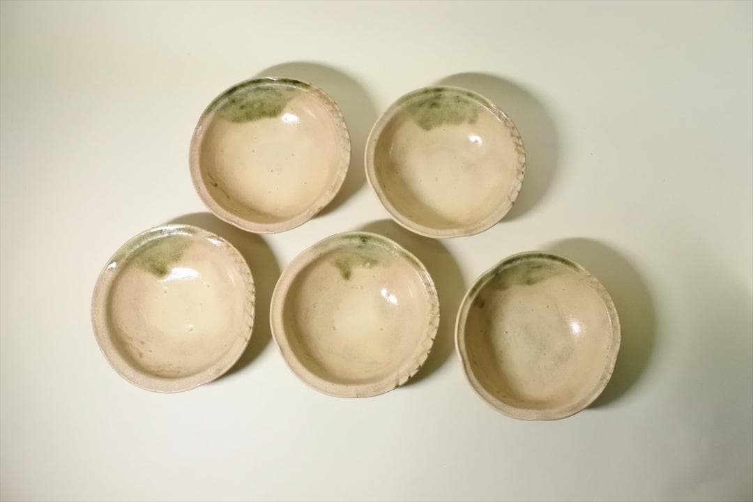 江戸後期　御深井　鉢　５客　骨董品　アンティーク