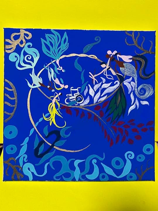 絵画　人魚