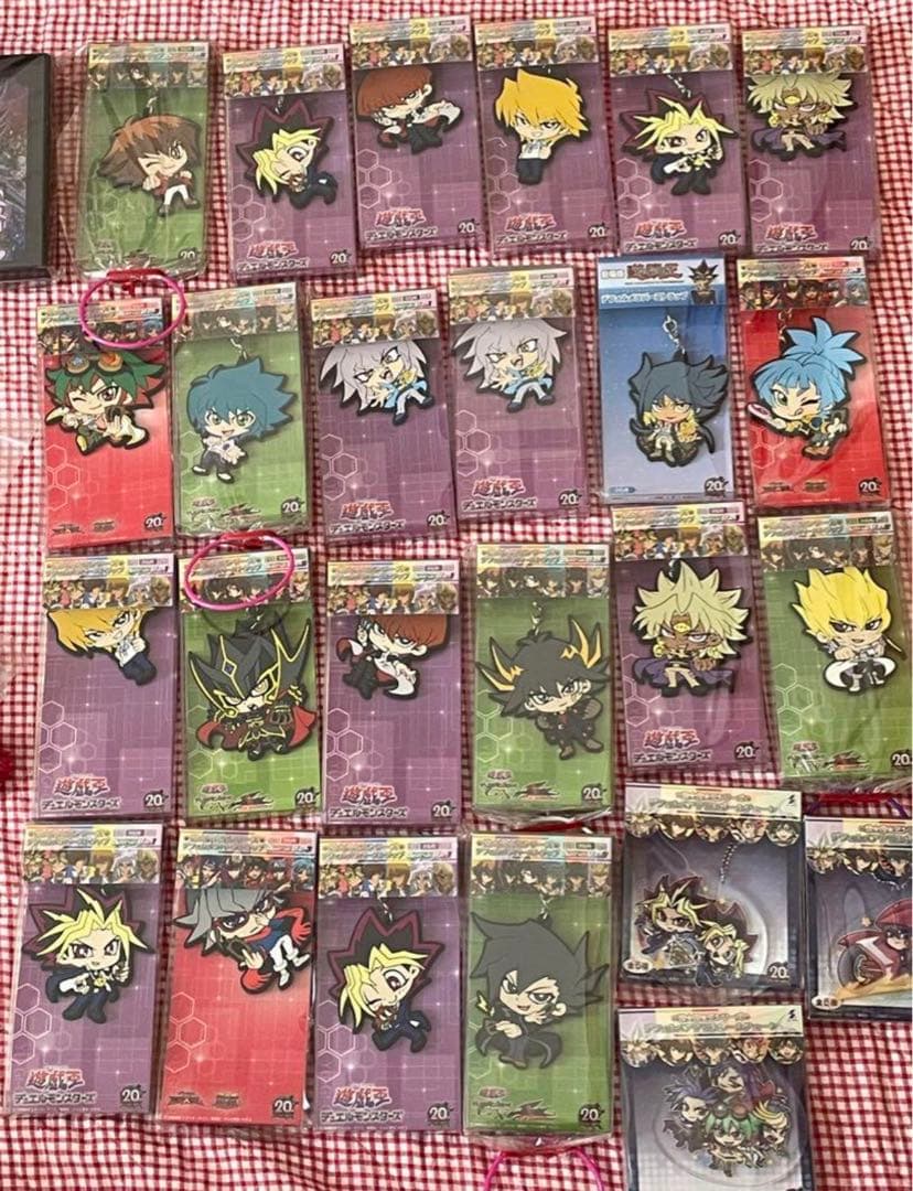 遊戯王 　ラバスト　ラバーマスコット　闇遊戯　バクラ　デフォルメラバーストラップ