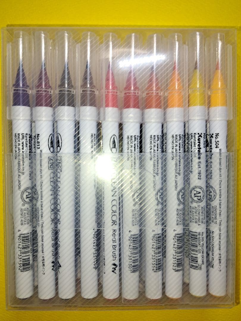 呉竹リアルブラッシュ30色セット未開封未使用新品