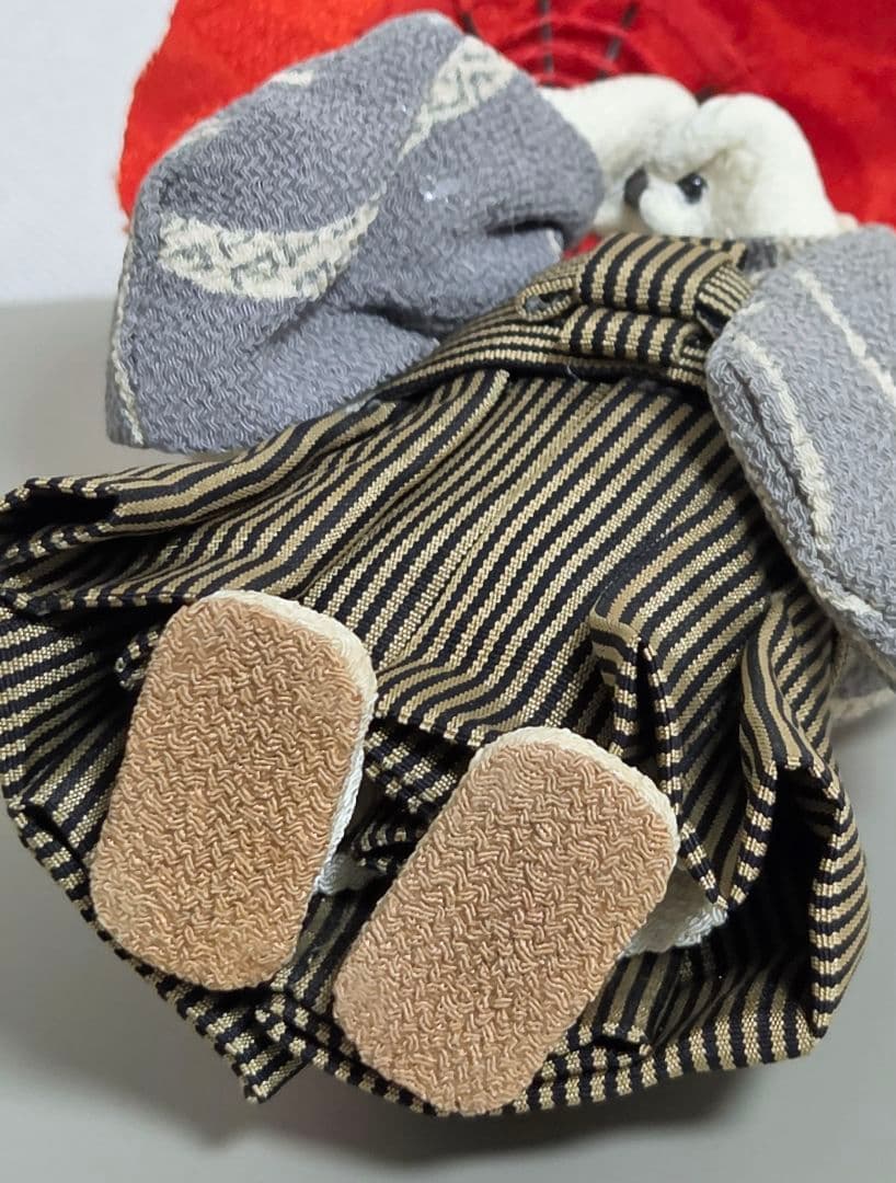 作家もの ハンドメイド作品 「曲芸」 猫の布人形 コレクション出品