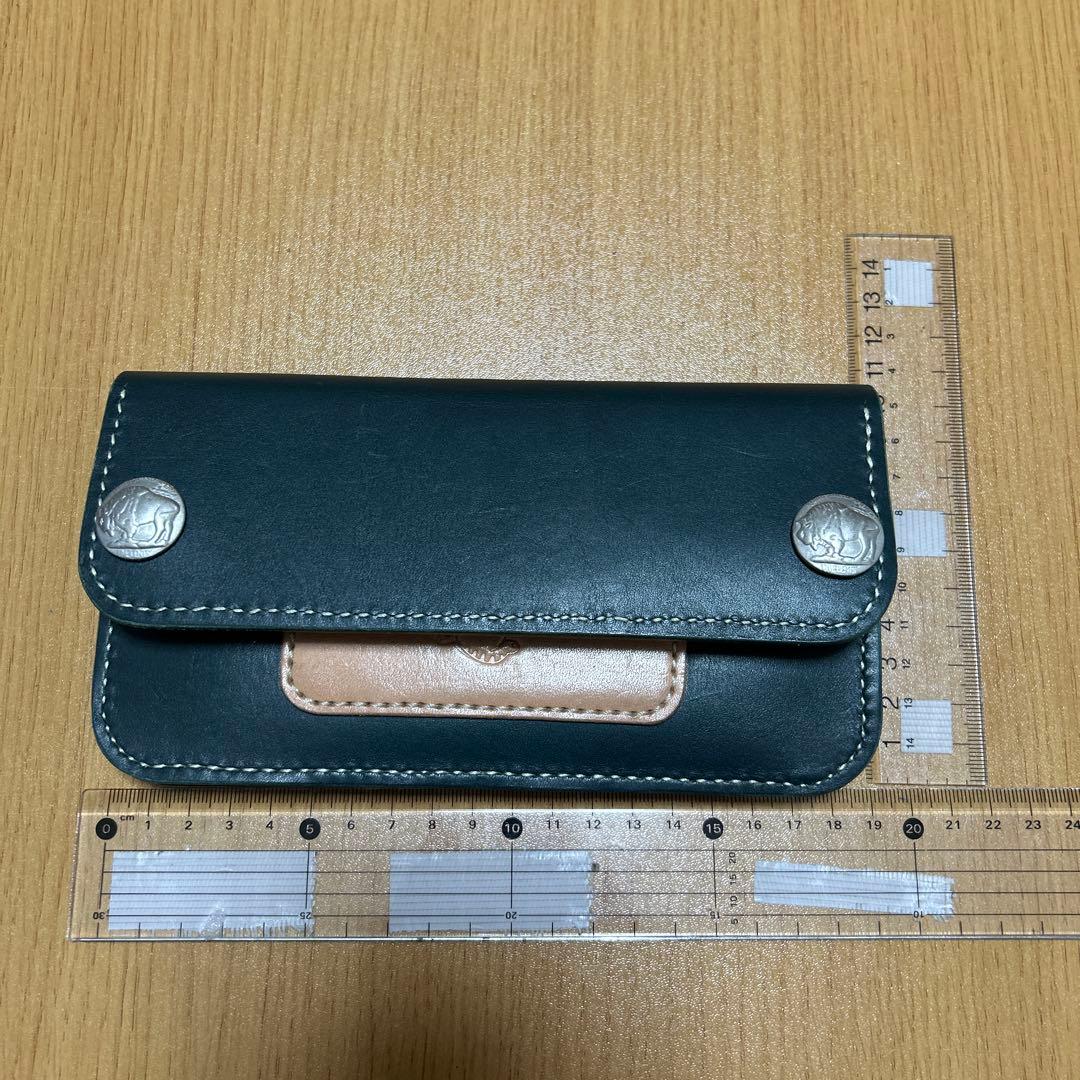 本革　ティーポ使用　トラッカーウォレット