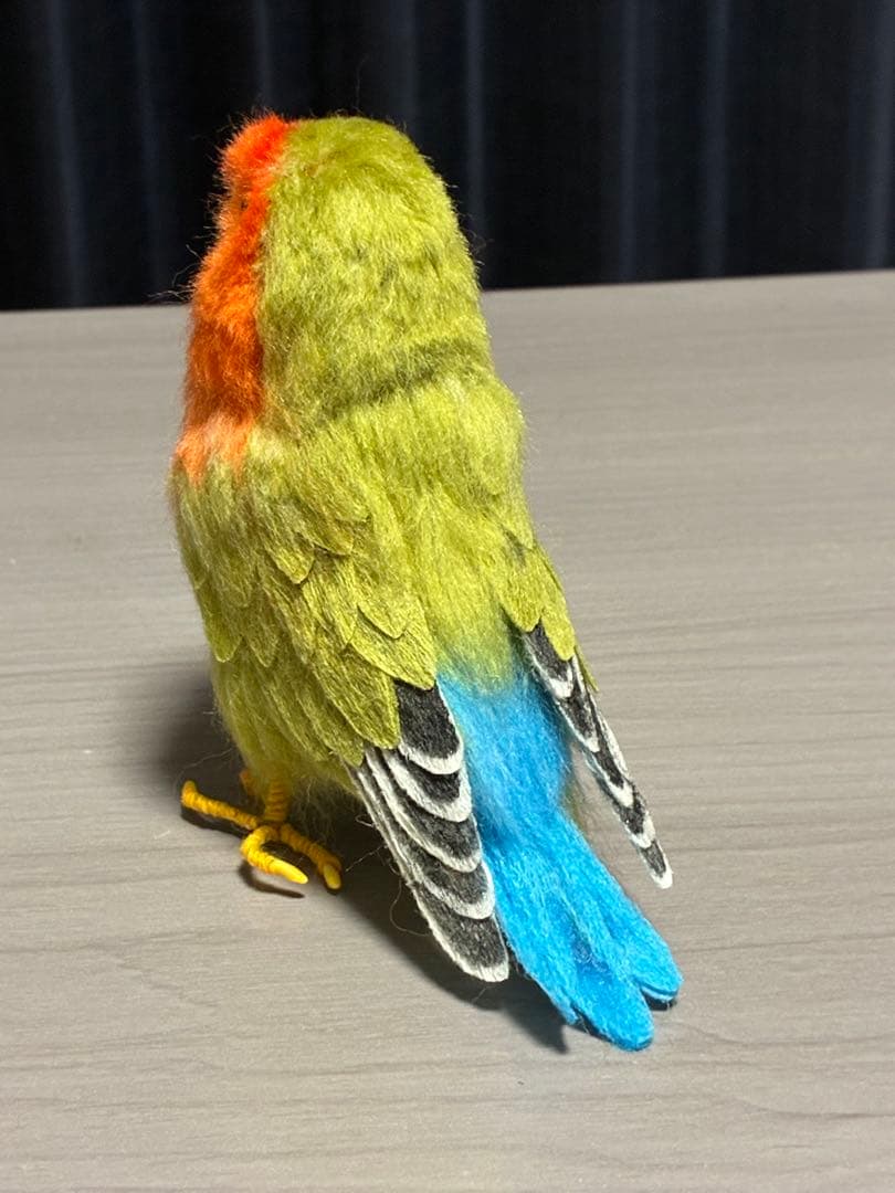 【オバサン】 羊毛フェルト　コザクラインコ