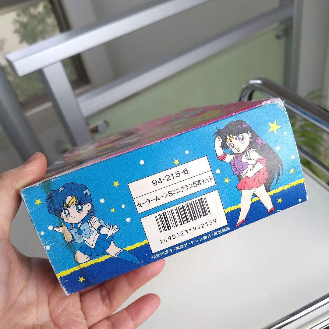 未使用　美少女戦士セーラームーンS　箱入りミニグラス5客セット