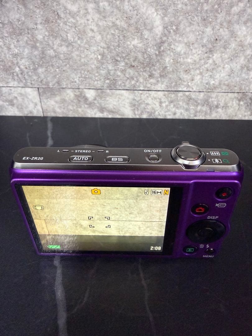 CASIO EXILIM EX-ZR20 パープル　カシオ
