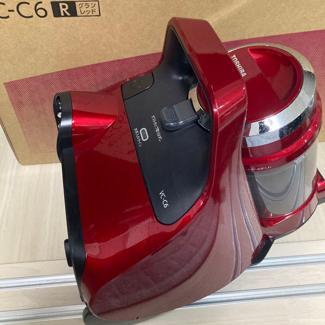TOSHIBA 東芝 VC-C6-R 2018年製 サイクロン式掃除機