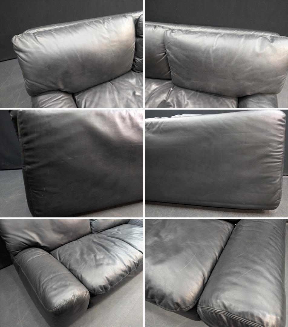 美品　アルフレックス　ベンゴディ　本革　ラブソファ　二人掛け　2P　A