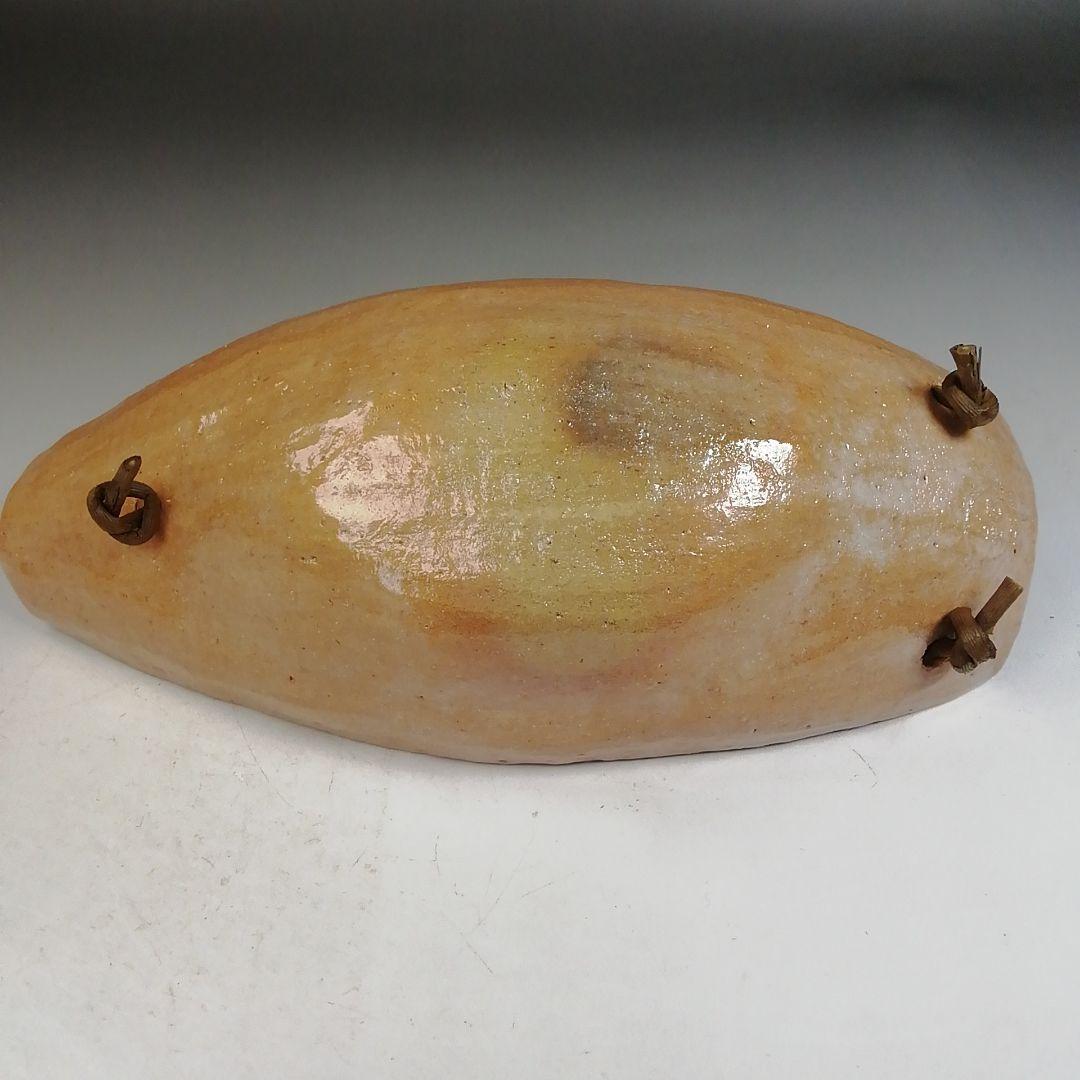 Ｗ４０８　花入　『赤舟　花入』『金井紫晴 造』　共箱　花器　茶道具