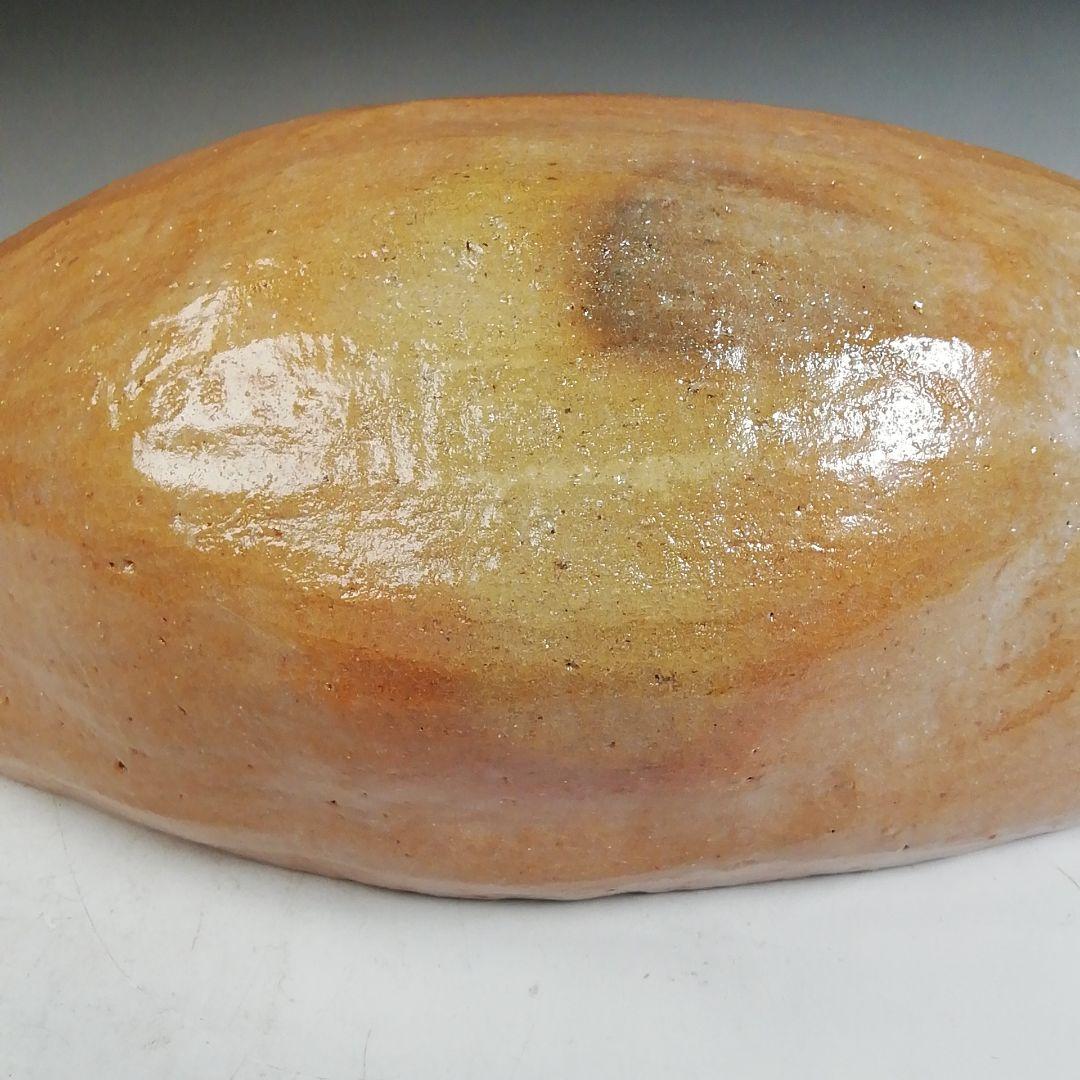 Ｗ４０８　花入　『赤舟　花入』『金井紫晴 造』　共箱　花器　茶道具