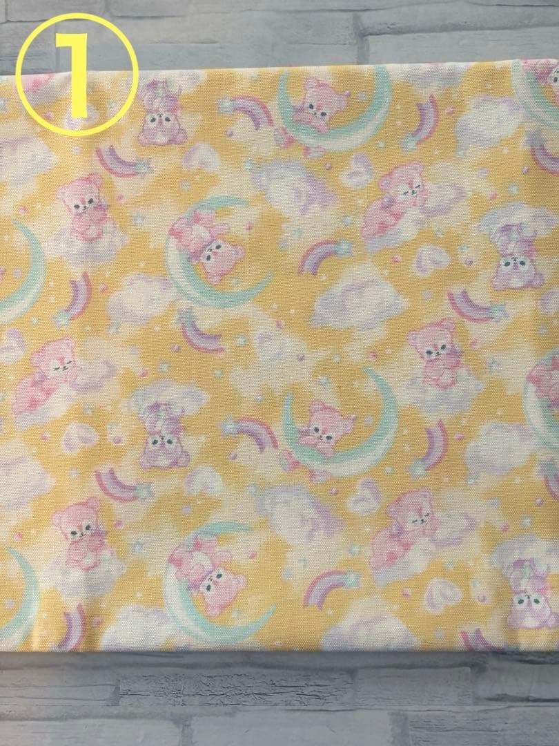 入園入学・オーダーページ・女の子・くま・夢かわいいレッスンバック・お着替え袋巾着
