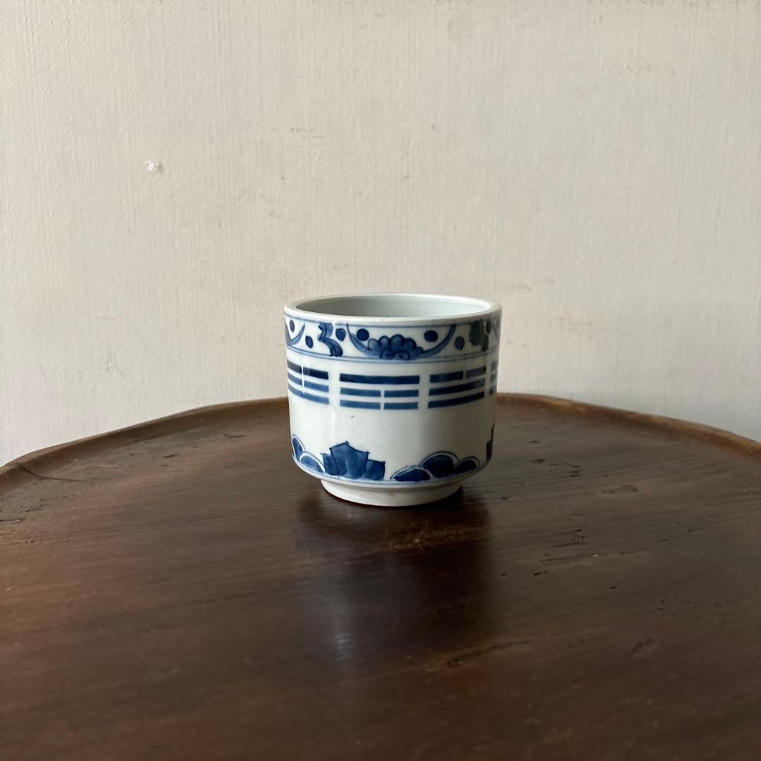 古伊万里染付　火入　江戸時代.明治　骨董品　アンティーク　古道具　白磁　李朝