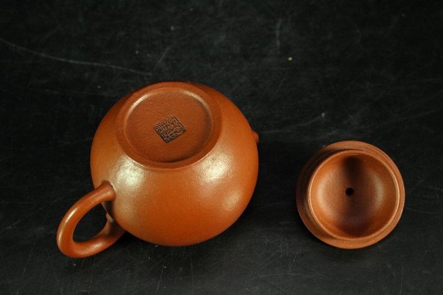 中国美術 煎茶 朱泥 茶器 在印(K-YC691)