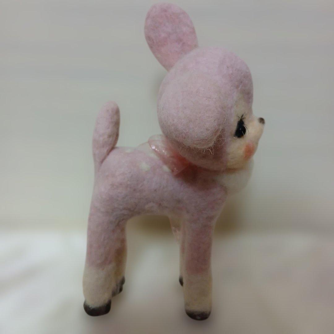 作家様　羊毛フェルト　バンビ
