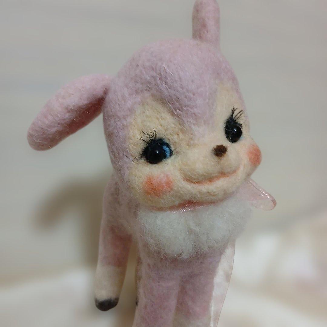 作家様　羊毛フェルト　バンビ