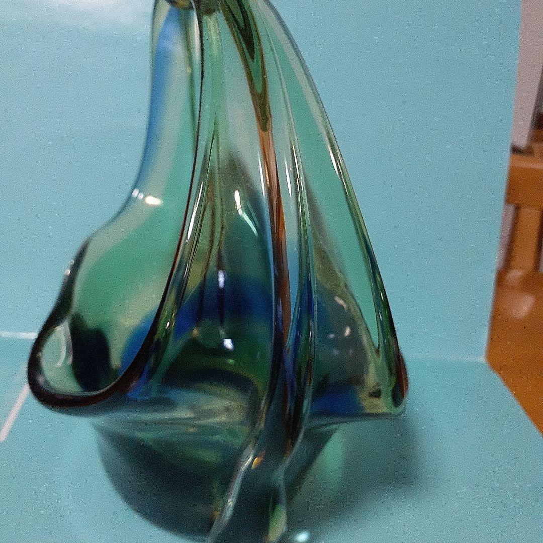 津軽びいどろグラデーションガラス花器