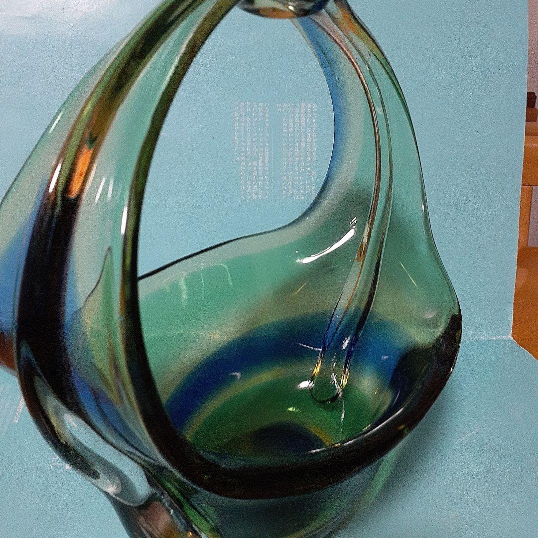 津軽びいどろグラデーションガラス花器