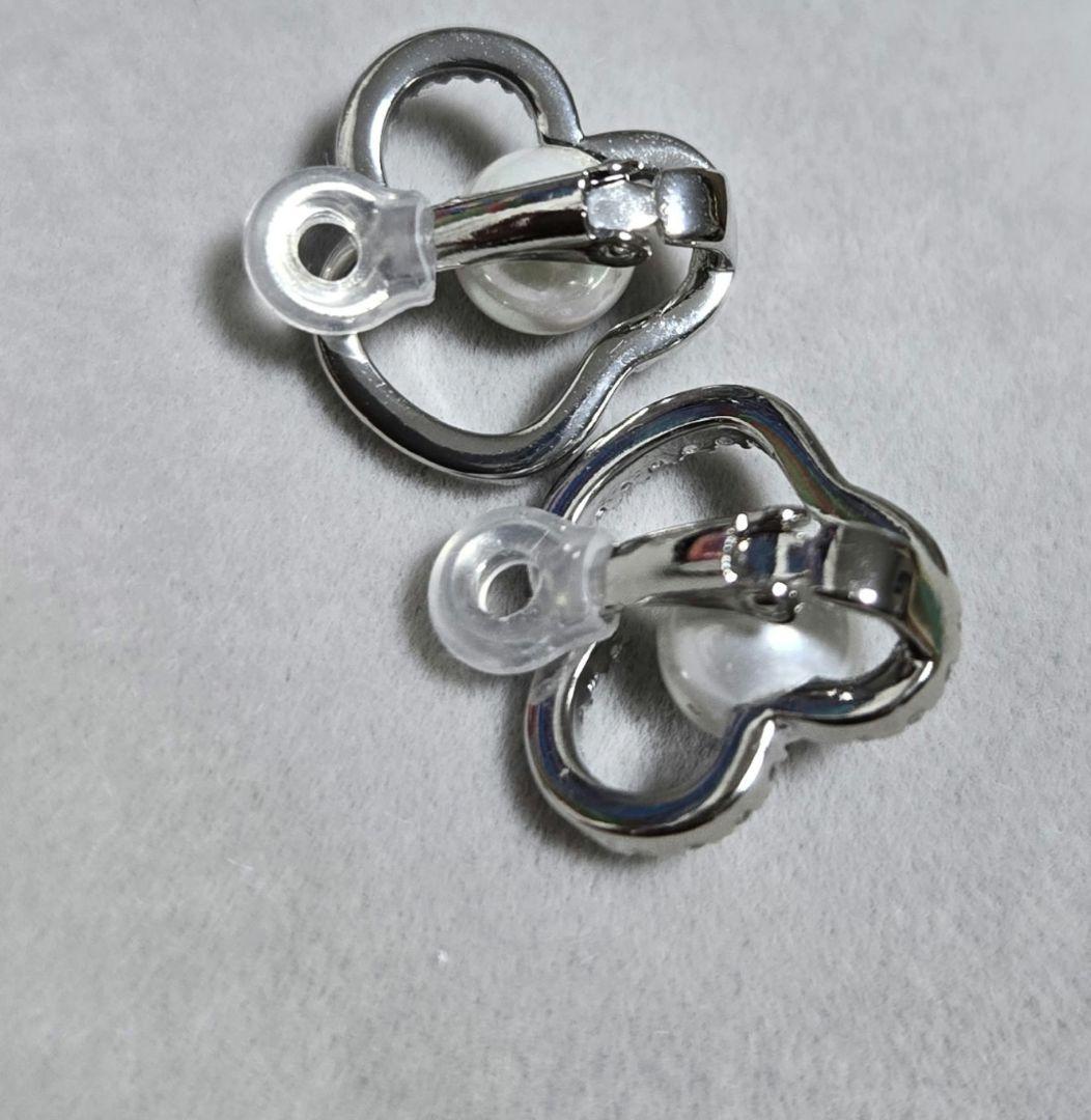 イヤリング　高級品　パール　フラワー