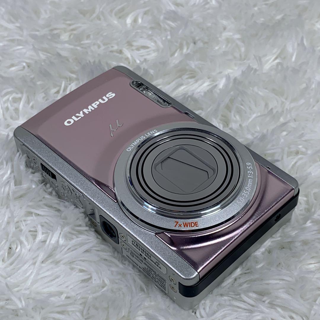 【新品同様品】OLYMPUS μ-7040 ピンク 外箱付 コンデジ