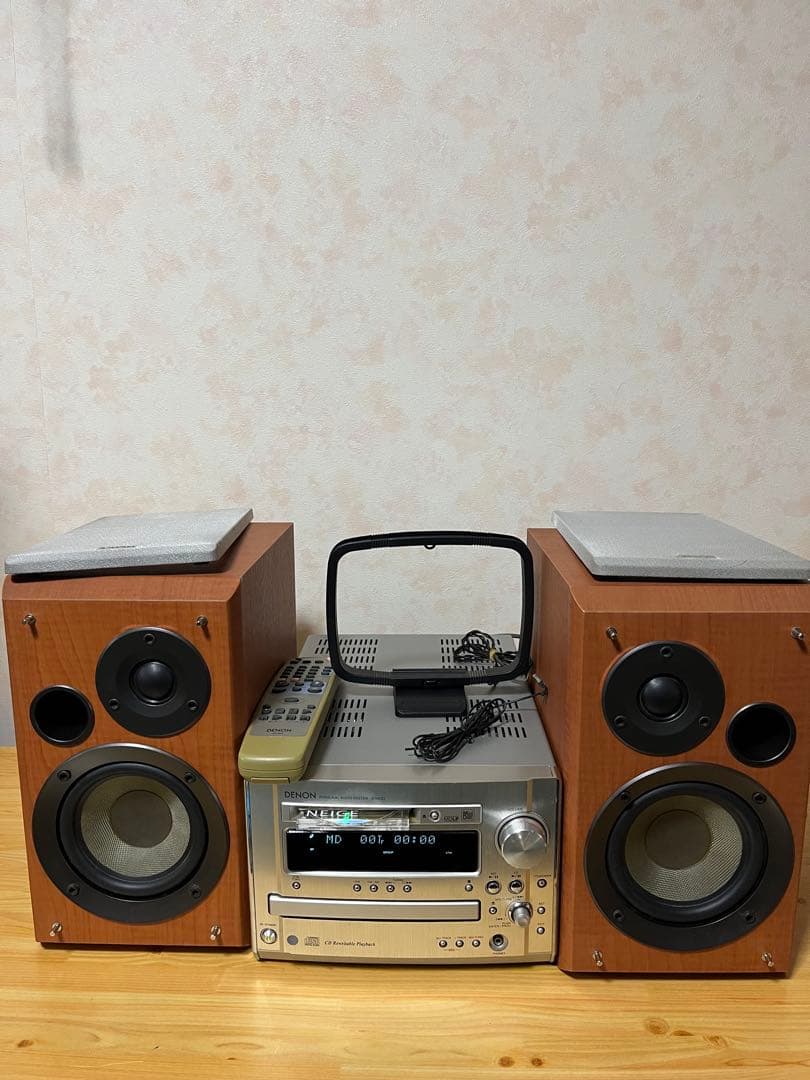 デノン　DENONシステムコンポ D-ME33＋USC-MS3　動作品リモコン付
