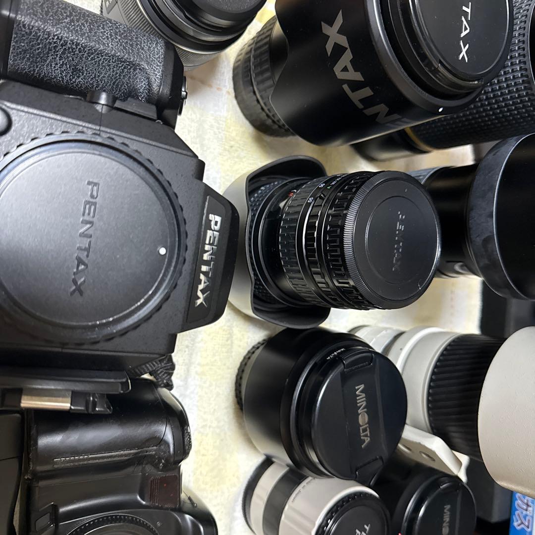 【ジャンク】 カメラ レンズまとめ売り　MINOLTA PENTAX SONY等