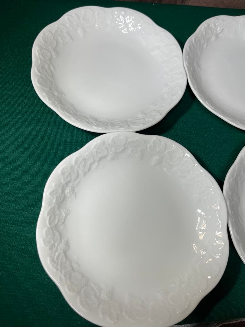 栗原はるみ　葡萄　レリーフ　取り皿　６枚セット