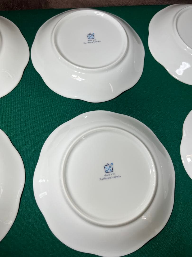 栗原はるみ　葡萄　レリーフ　取り皿　６枚セット