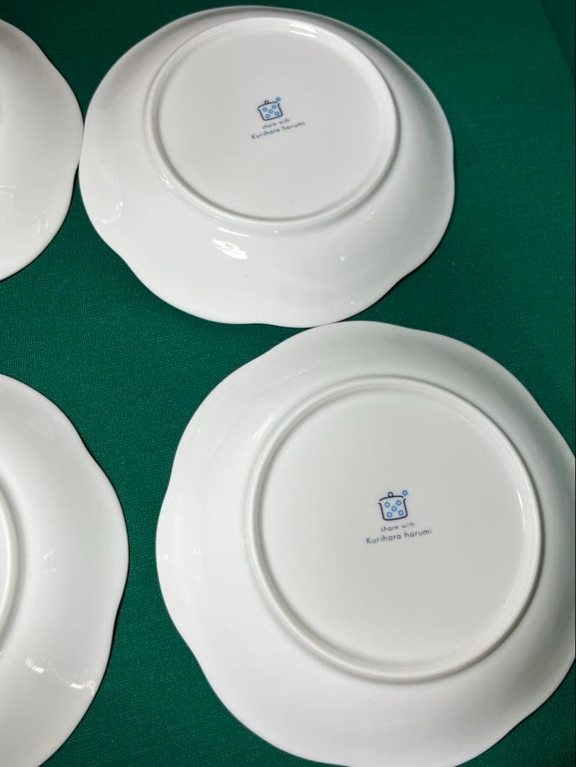 栗原はるみ　葡萄　レリーフ　取り皿　６枚セット